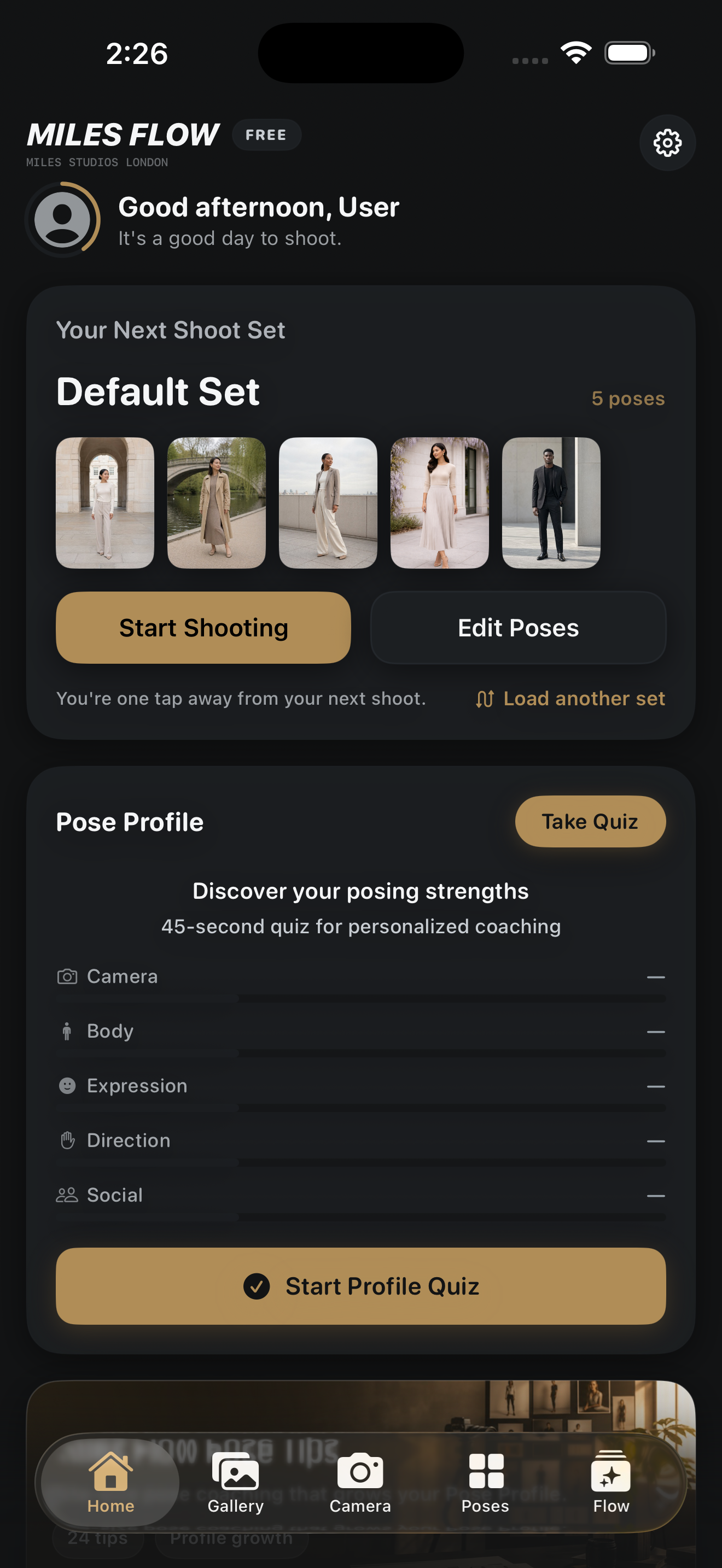 Miles Flow personalised home recommendations